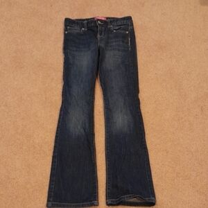 Old Navy Dark Blue Boot Cut Girls Jeans Size 12 Slim